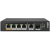 Dahua PoE PFS3106-4ET-60-V2 (5 Ports), Netzwerk Switch Schwarz