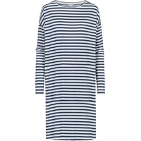 MEY Cyra Nightshirt Weiß/Marine Medium Damen