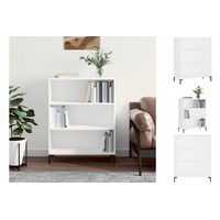 VidaXL Bücherregal Weiß 69,5x32,5x90 cm (828364)