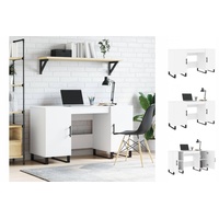 VidaXL Schreibtisch Weiß 140x50x75 cm Holzwerkstoff