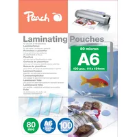 Peach Laminierfolien A6 - 80 mic - 100 pouches