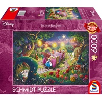 Schmidt Spiele Disney, Mad Hatter’s Tea Party, 6000 Teile
