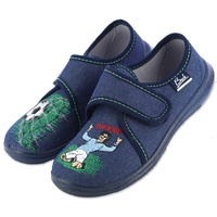 Beck Jungen Treffer Hausschuhe, Blau, 27 EU