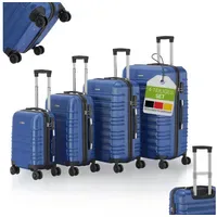Juskys Rom Koffer-Set 4-tlg. blau