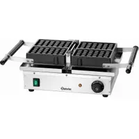 Bartscher Deluxe II Waffeleisen Silber