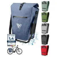 MIVELO 2in1 Fahrradtasche Gepäckträgertasche wasserdicht 100% PVC frei +
