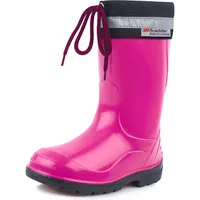 Ladeheid Kinder Gummistiefel mit Stulpe Regenstiefel für Jungen und