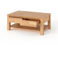 Elfo Couchtisch mit Schubkasten Kernbuche geölt 115 x 70