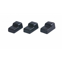Monolith Keramikfüße 3er-Set schwarz