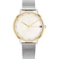 Tommy Hilfiger Analog 'Pippa' Damen Uhr 1782667 - Silber/Gold/Creme