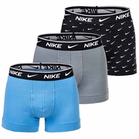 Nike Slips 3 Einheiten Black Swoosh Print / Cool