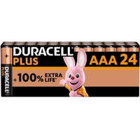 Duracell Plus Micro (AAA)-Batterie Alkali-Mangan 1.5V 24St.