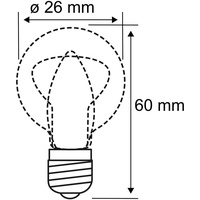 Paulmann Glühlampe 230 V E14 40W 2500K dimmbar Klar