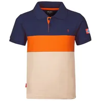 TROLLKIDS Poloshirt Eikefjord UV-Schutz 30+ beige|braun|orange 104