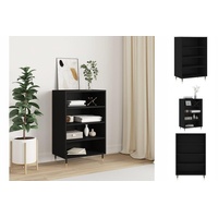 VidaXL Highboard Schwarz 57x35x90 cm Holzwerkstoff