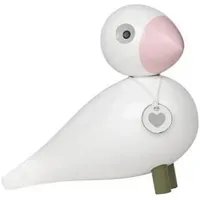 Kay Bojesen - Singvogel Love aus Buchenholz, weiß/rosa, 39351