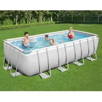 BESTWAY Power Steel Pool-Set rechteckig 488×244×122 cm 3202532