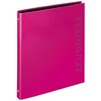 Veloflex Zeugnisringbuch Velocolor, DIN A4, pink,