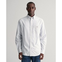 GANT Regular Fit Oxford-Hemd mit Banker-Streifen - blau fein