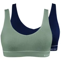 NUR DIE Damen Bustier Retro 2er Pack