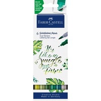 Faber-Castell Marker Goldfaber Aqua Dual Lettering Jungle 6er Etui