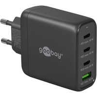 Goobay USB-CTM PD Multiport-Schnellladegerät (68 W), schwarz 64819