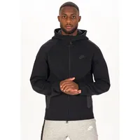 Nike Tech Fleece Windrunner Jacke, Black/Black, XL