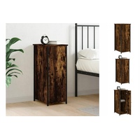 VidaXL Nachttisch Räuchereiche 32x42x80 cm Holzwerkstoff