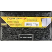 IDENA - Visitenkartenmappe für 144 Karten, 11x19 cm, 1
