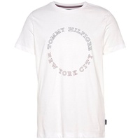 Tommy Hilfiger T-Shirt »MONOTYPE ROUNDLE TEE«, Gr. S, white,
