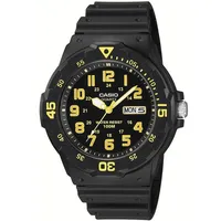 Casio MRW-200H-9BVDF Uhr Armbanduhr Quarz Schwarz, Gelb