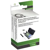 Quadrios 2010C257 VGA-Steckverbinder Buchse, gerade Polzahl: 15 Schwarz 1