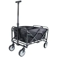 Mojawo Bollerwagen faltbar schwarz