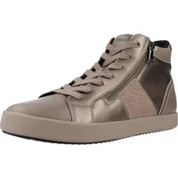 GEOX Damen D BLOMIEE D Sneaker, DK Taupe, 38