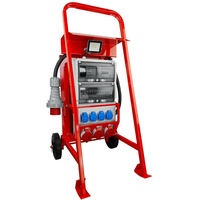 Doktorvolt Baustromverteiler mit Ständer Stromverteiler eXT S/FI SET 32A