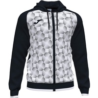 Joma Supernova III Kapuzenjacke Schwarz Weiß, 102262.102.M