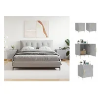 VidaXL Nachttische 2 Stk Betongrau 40x40x50 cm Holzwerkstoff Modell