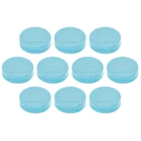 Magnetoplan Ergo-Magnete, medium, Babyblau, Pack a 10 Stück