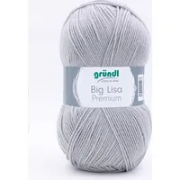 Gründl Wolle Big Lisa Premium 250 G Hellgrau Handarbeit