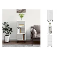 VidaXL Sideboard Hochglanz-Weiß 34,5x32,5x90 cm Holzwerkstoff