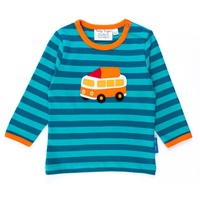 Toby Tiger Langarmshirt mit Streifen in blau | Gr.: