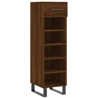 VidaXL Schuhschrank Braun Eichen-Optik 30x35x105 cm Holzwerkstoff vidaXL