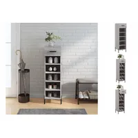 VidaXL Schuhschrank Grau Sonoma 30x35x105 cm Holzwerkstoff