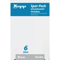 Kopp Steckdose edelstahl - 912120010