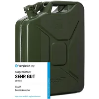 Oxid7 Benzinkanister aus Metall 20 Liter, UN-Zulassung | Kraftstoffkanister