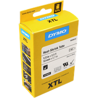 Dymo Schrumpfschlauch XTL 1868810 schwarz auf weiß 12mm x