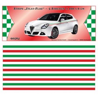 Hermann Schütz Italy-Stripe Streifen Italien-Design 5 Stück