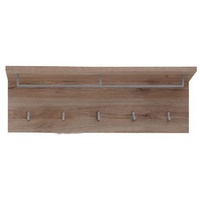 VCM ebuy24 Wandgarderobe 1 Ablage, 1 Garderobenstange und 5