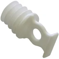 GARDINIA Endfeststeller weiß, 10-er Pack