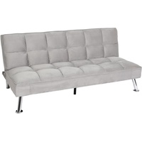 Mendler Sofa HWC-K21, Klappsofa Couch Schlafsofa, Nosagfederung Schlaffunktion Liegefläche